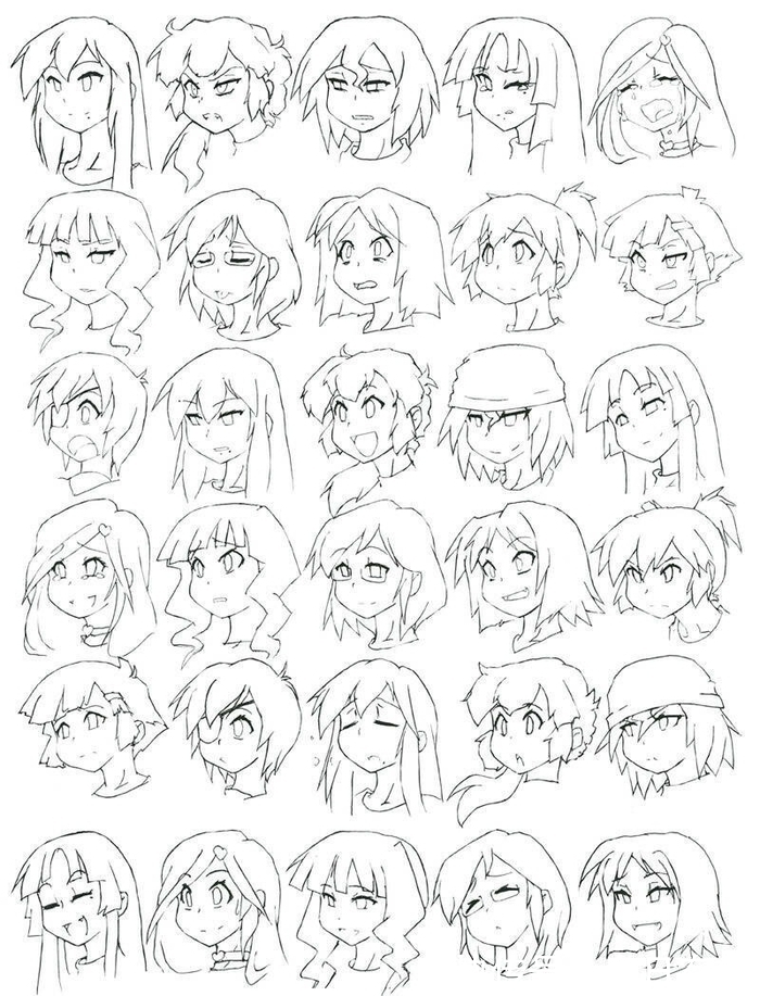 二次元|零基础学插画:如何画好美少女的脸部五官?全过程在这里