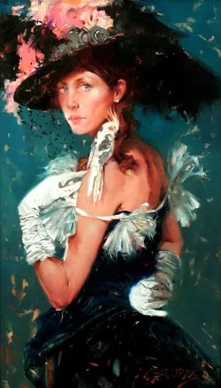 jeffrey|他的油画笔触粗犷又细腻，透着一种不可言说的美