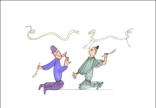 临摹|女弟子以为齐白石没画完,临摹添了几笔,结果卖价从764万变63万