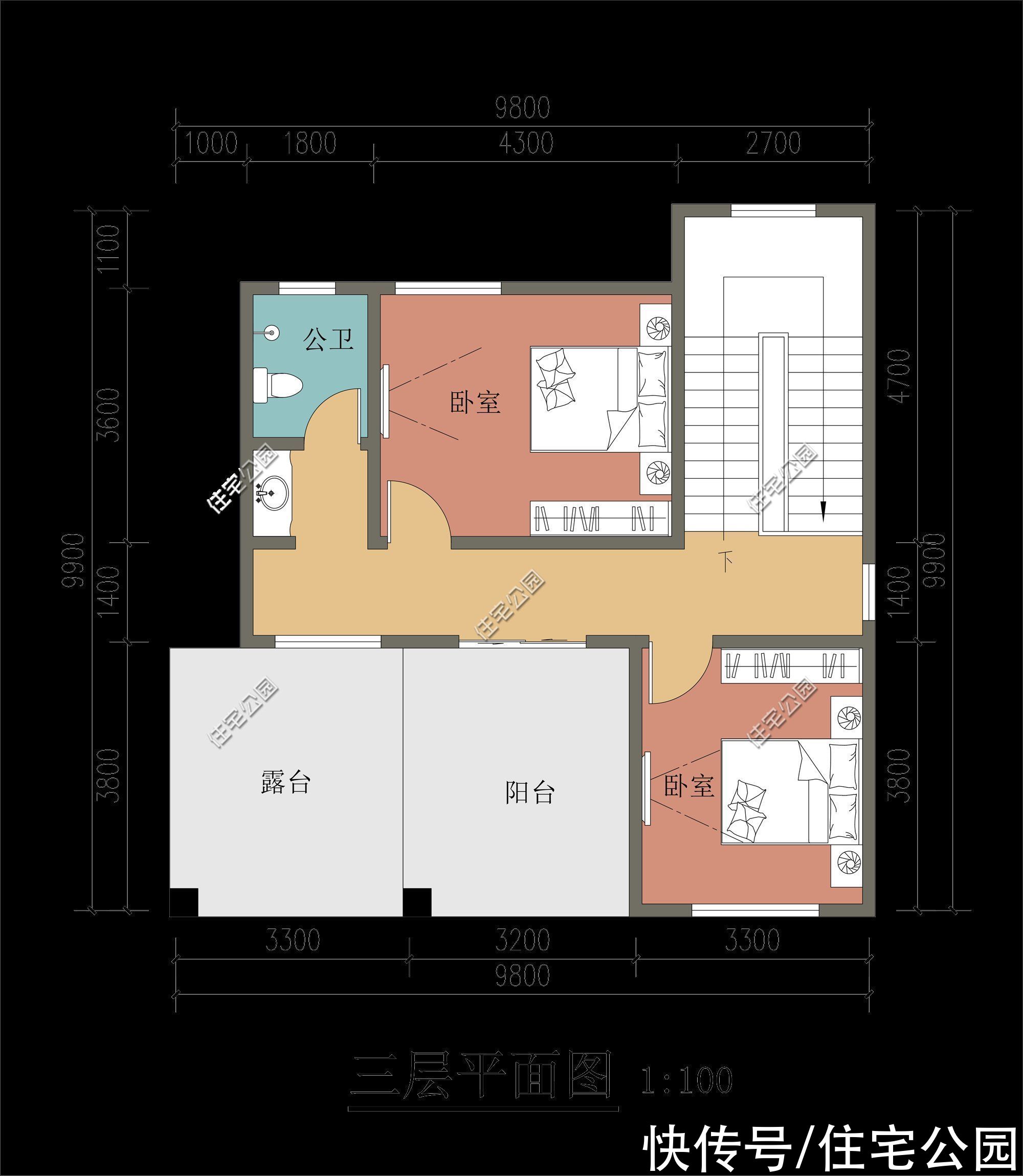 3卫|占地不足百平，也能建出大气别墅！10套图纸你更喜欢哪一套？