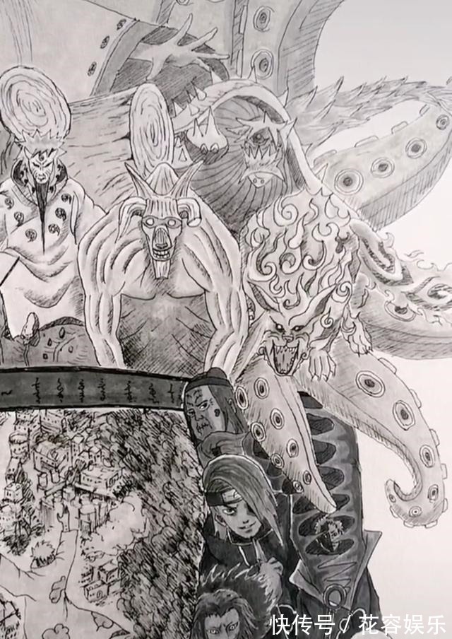 代火影|网友手绘一幅漩涡鸣人,拍卖1.4万,多人求购,网友:值这个价