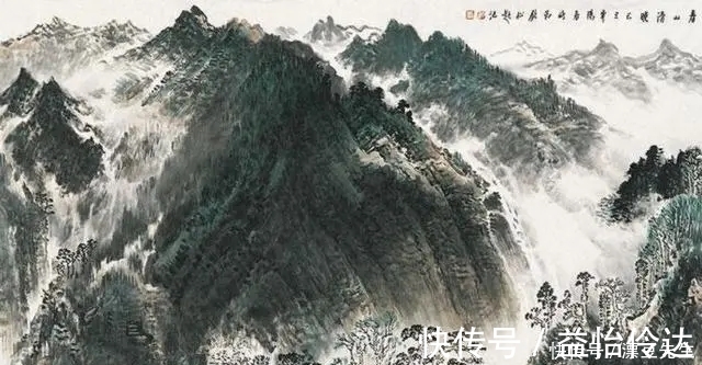 许钦松|许钦松,当代岭南画派中的大手笔!观他的山水画,画面气势如虹!