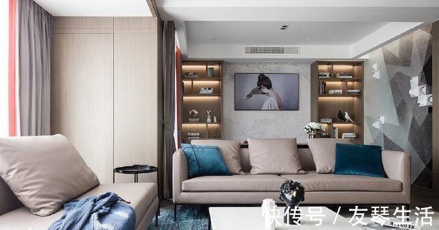 风格|110平的轻奢风格,很独特但又很有味道,很具个人的装修风格