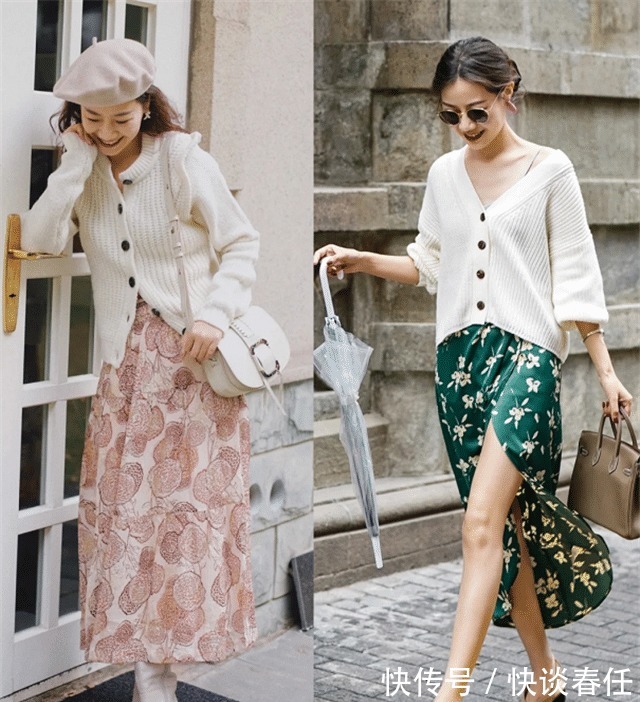 时髦 秋天别只会穿卫衣了，今年流行这种“奶奶衫”，时髦百搭又显气质