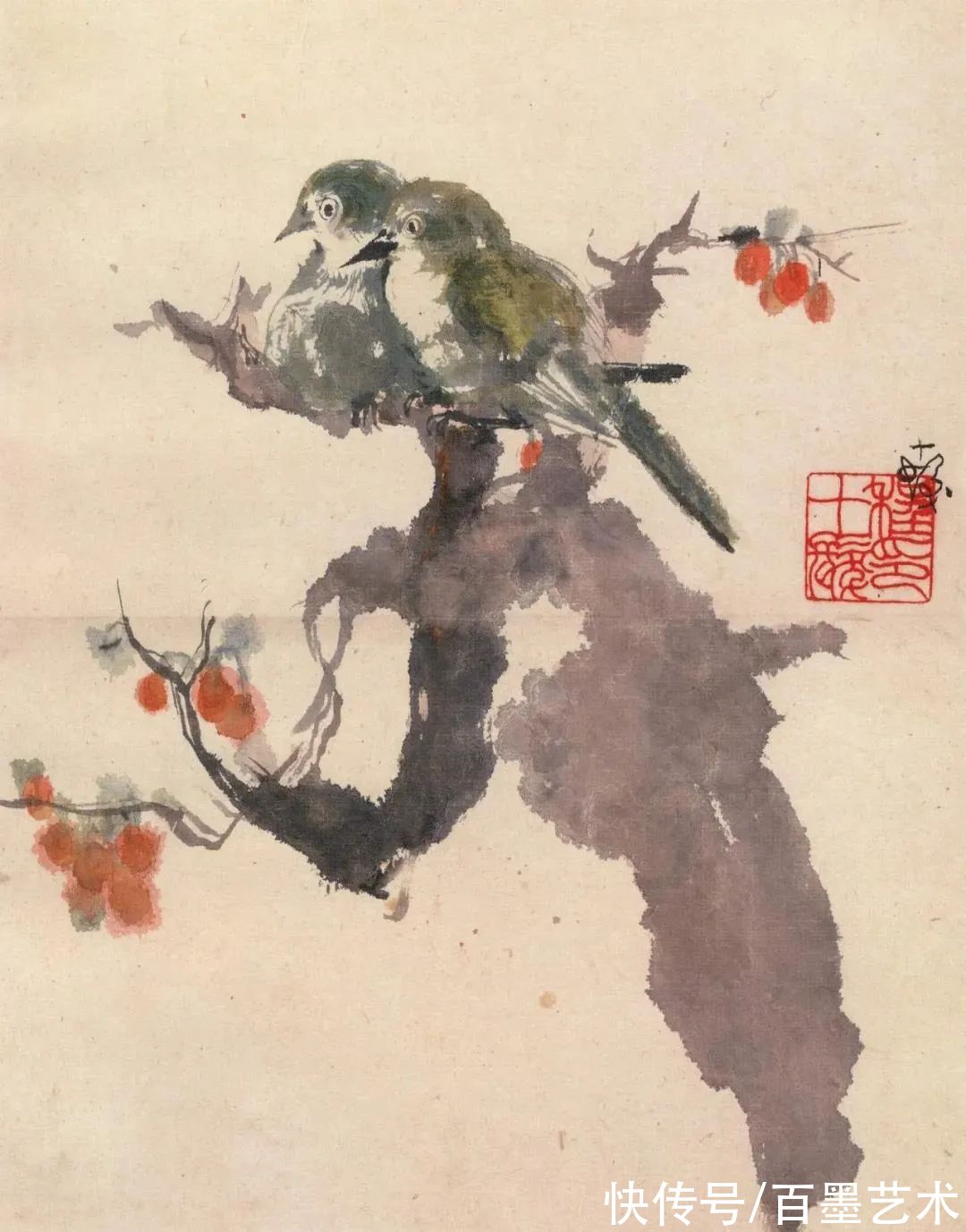 汪大文|程十发送女弟子四组册页,隐藏了四十年的精彩