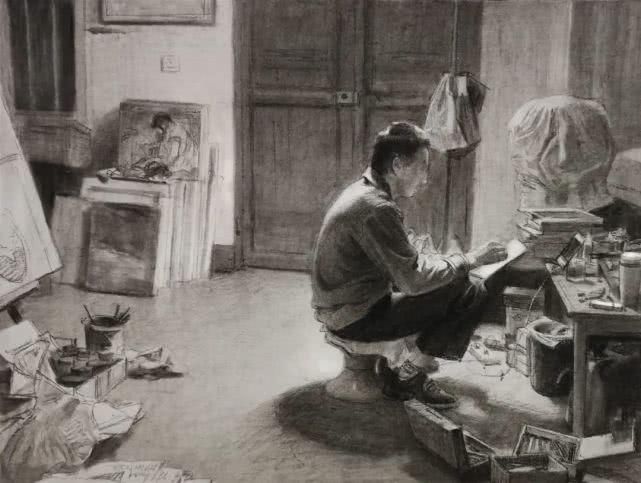 纸本炭笔|赏析中央美术学院2020届基础部素描作品欣赏