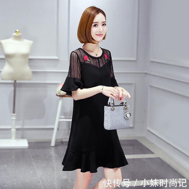 淑女|胖mm的淑女新衣,连衣裙让你充分绽放女王气场