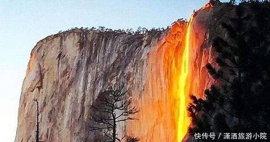 火瀑布的“可怕”，没有一个陌生人敢靠近，看着像火山岩浆