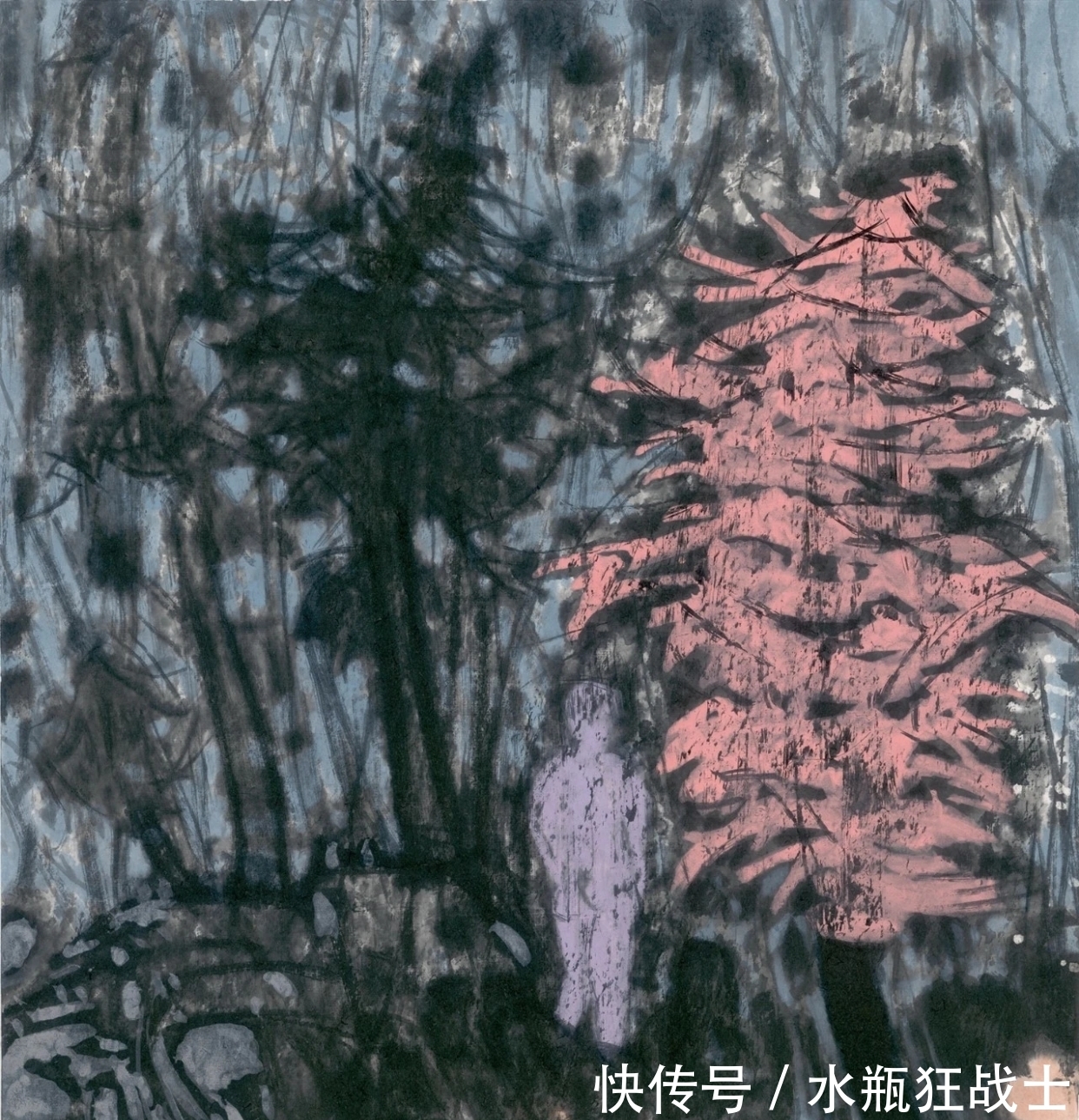 国画家！曹鑫中国画｜有意渲染一种神秘而幽深的气氛