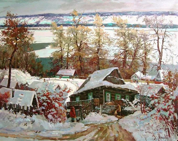 油画&浓郁的色彩,俄罗斯画家安德烈·米沙金的风景油画(二)