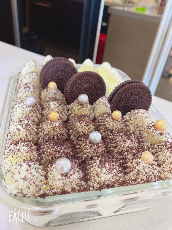 简易版的奥利奥提拉米苏蛋糕，方法简单，味道不简单哦