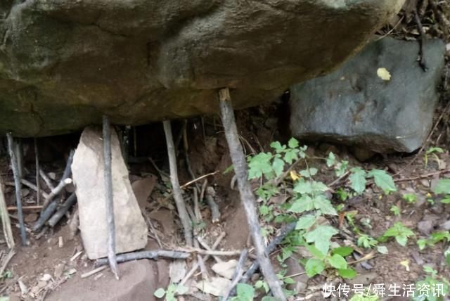 至今|山上祈愿需要用小棍撑着山，风俗流传至今千年，很多年轻人不清楚