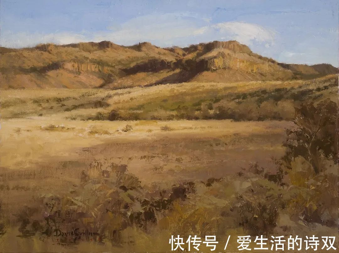 卢伯克$大卫·格里芬的风景油画高清图,放大看,更迷人