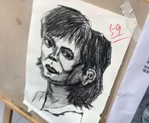 孙俪@美术生画孙俪只打59分,老师多一分都不想给,问题究竟在哪里?