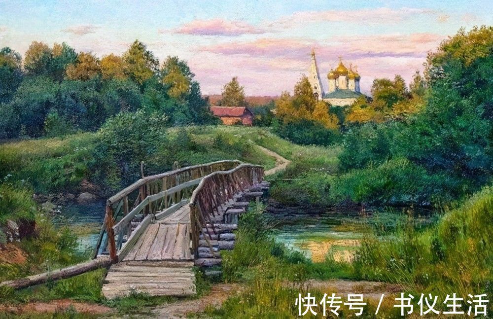 brusilov&超过冷军的俄罗斯画家，作品充满阳光，细节处理令人佩服