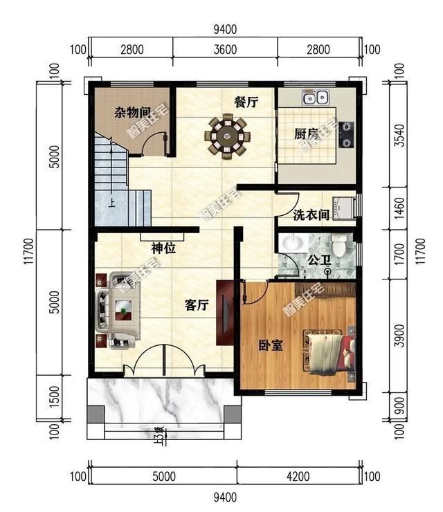 主次卧|盖一栋喜欢的别墅，过想要的生活，不能大富大贵又何妨？