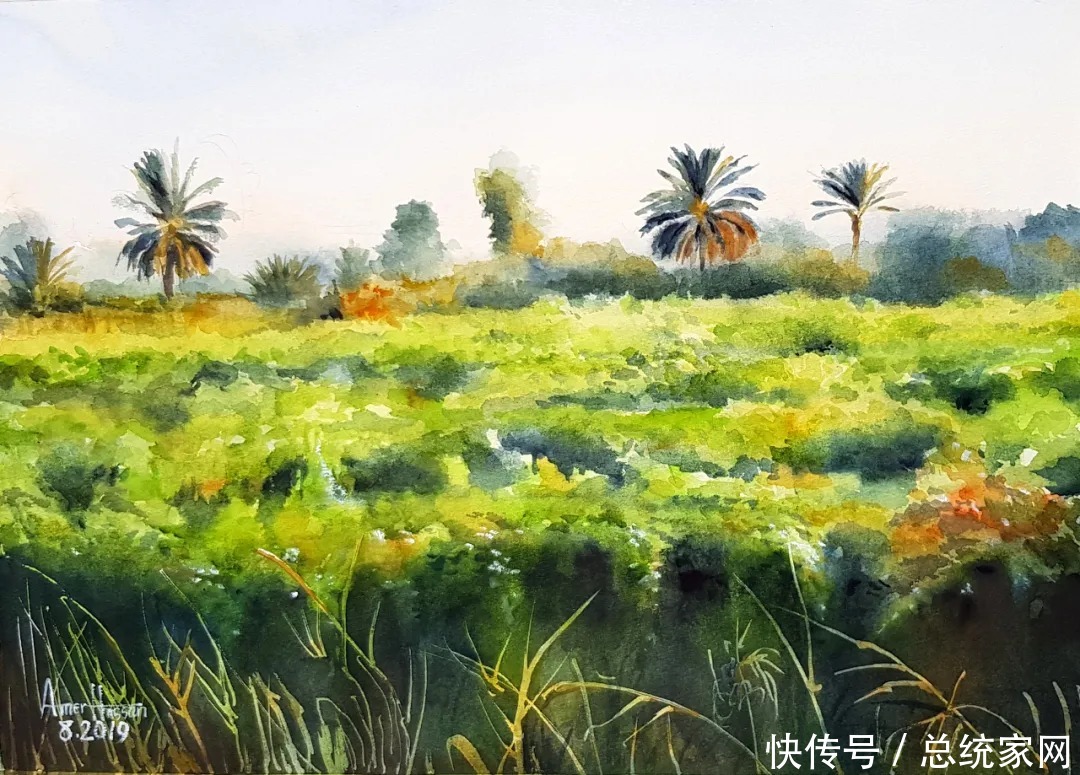 「第七届水彩节特邀嘉宾」AMER HASSAN 艺术作品展