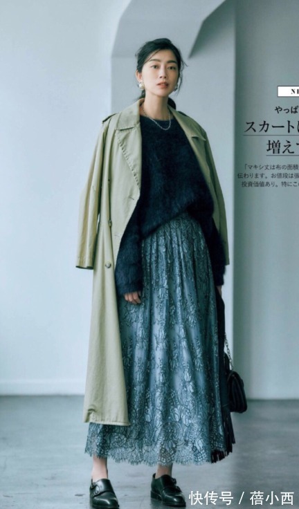 搭配 终于找到日本女人优雅的原因!“半身裙”的N种搭配,优雅又得体