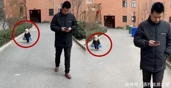 活着|爸爸骑自行车带双胞胎,宝宝们在后座打瞌睡,妈妈笑称活着就好