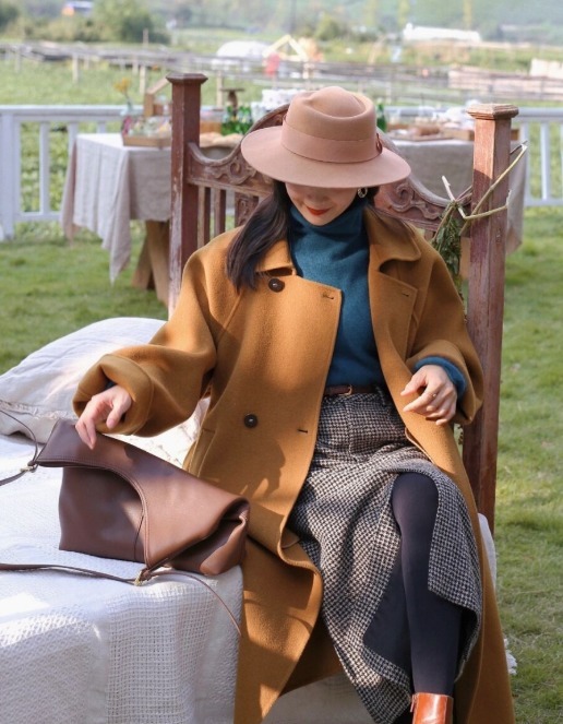 棕色 入冬第一件单品,怎么少的了“毛呢外套”?气质女人都有了