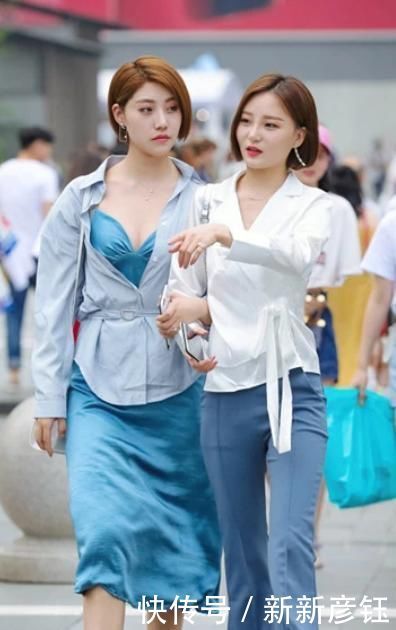 一组路人街拍,百搭时尚不挑人的穿搭,美的与众不同