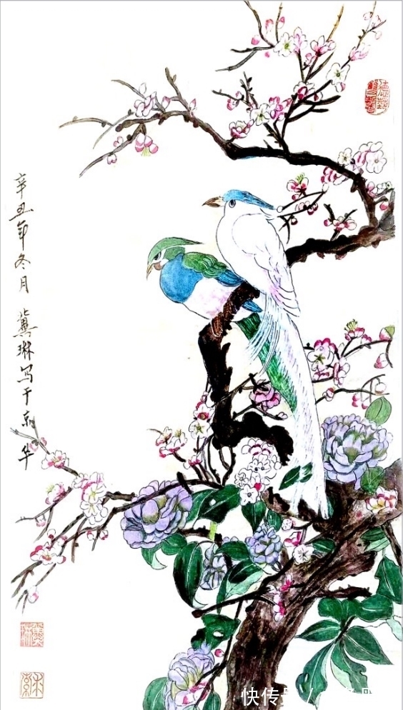 迎新年#舞动丹青!亦庄新城这些“庆元旦迎新年”主题书画作品太赞了