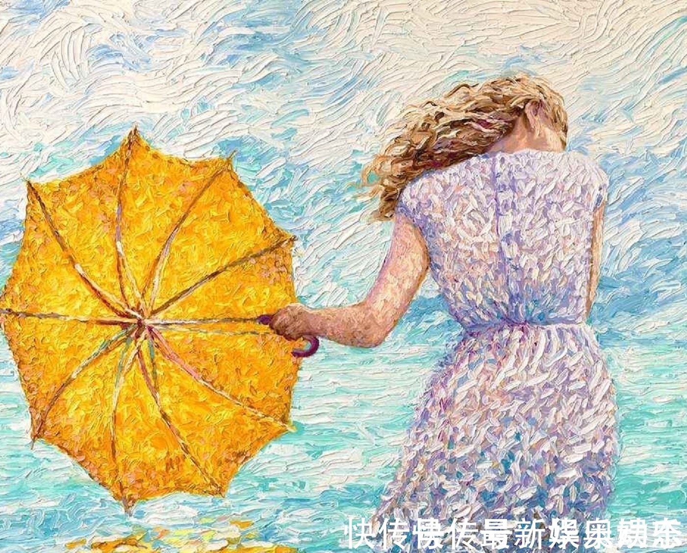 斯科特！扔掉画笔，用手指玩转色彩——美女画家艾里斯神奇的指上绘画