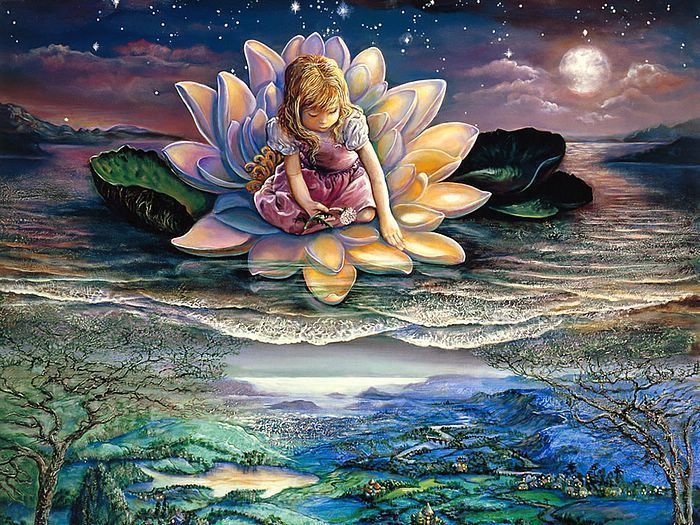 艺术家!英国艺术家约瑟芬 神秘而空灵的超感艺术