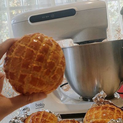 面团|港式菠萝包