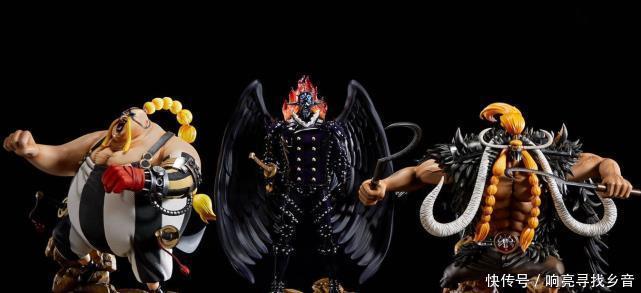 纹路|海贼王三灾联合手办,奎因动作搞笑,杰克的象牙纹路抢镜!