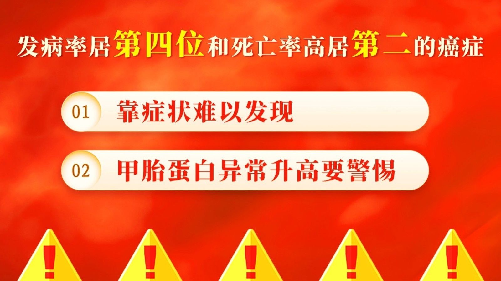 精准打击“哑巴癌”|17：25《养生堂》播出《精准打击“哑巴癌”》