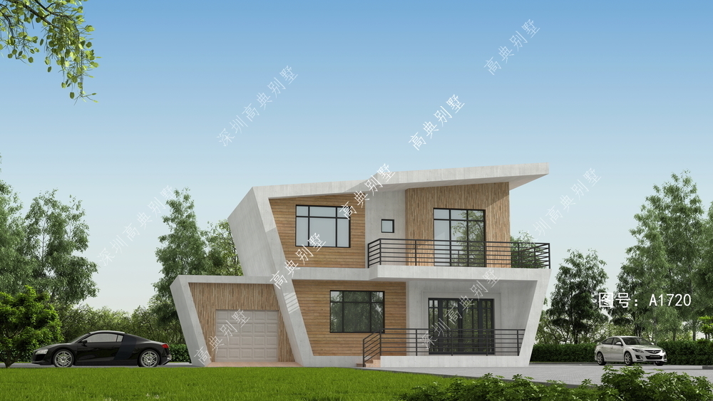别墅|老家建一栋这样的，现代风格别墅，谁都要会夸赞你一番