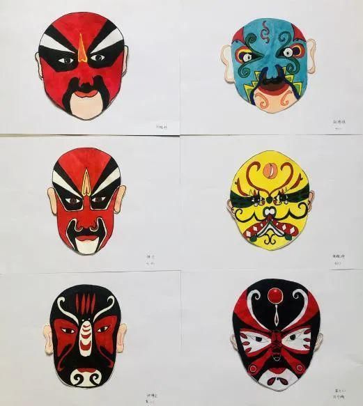  中学|羲城中学英才部举行戏曲脸谱画展