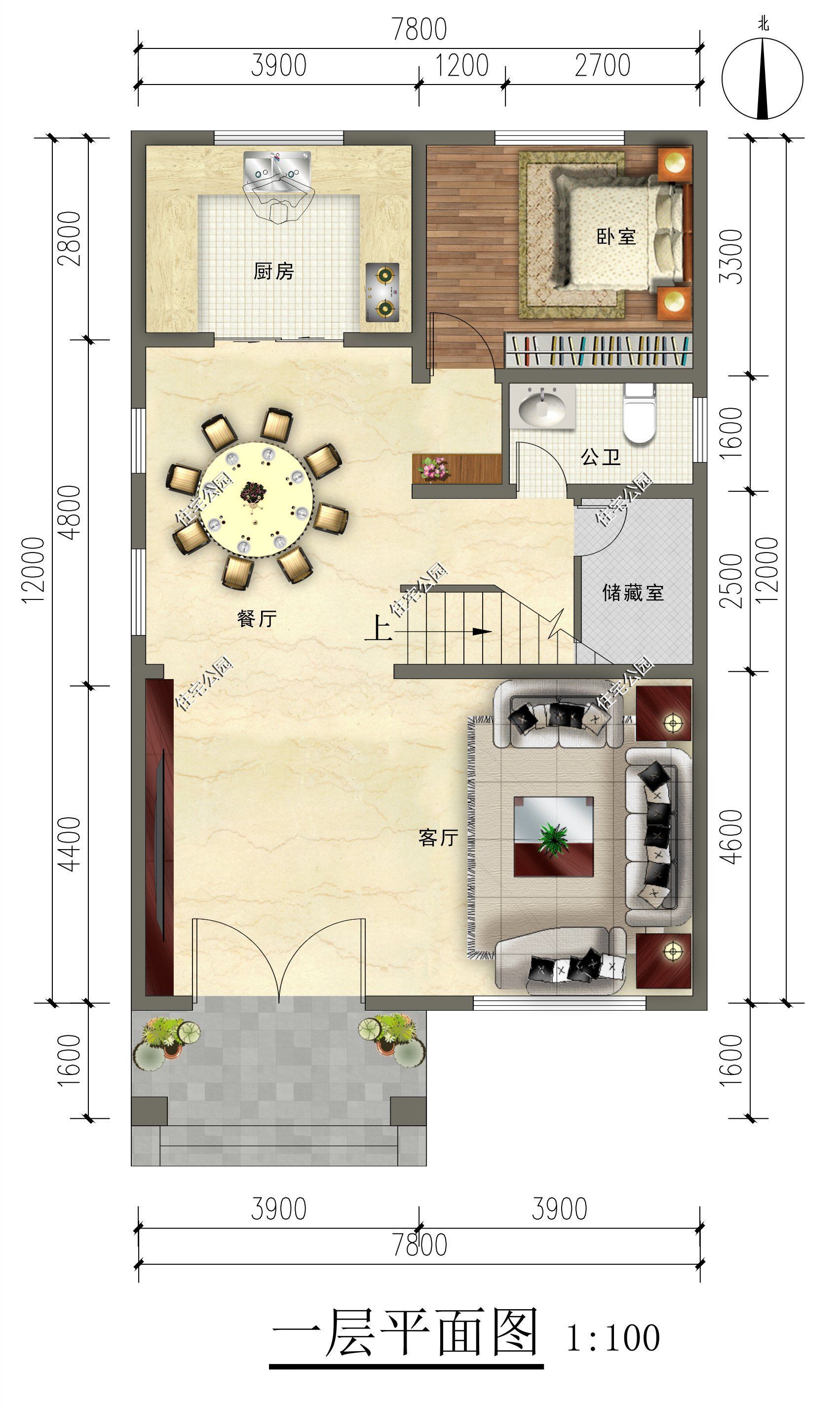 起居室|爸妈、我和弟弟各选了三套户型，大家看看哪套更适合农村建？