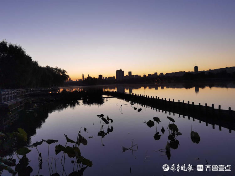 秋已成诗！济南大明湖天空澄碧纤云不染，简直美到心醉|情报站| 齐鲁壹点