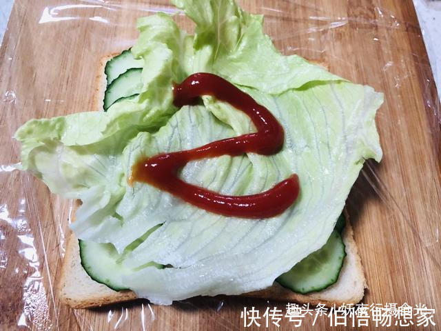 关晓彤蔬菜三明治改良版,10分钟搞定健康早餐,低卡减脂还管饱