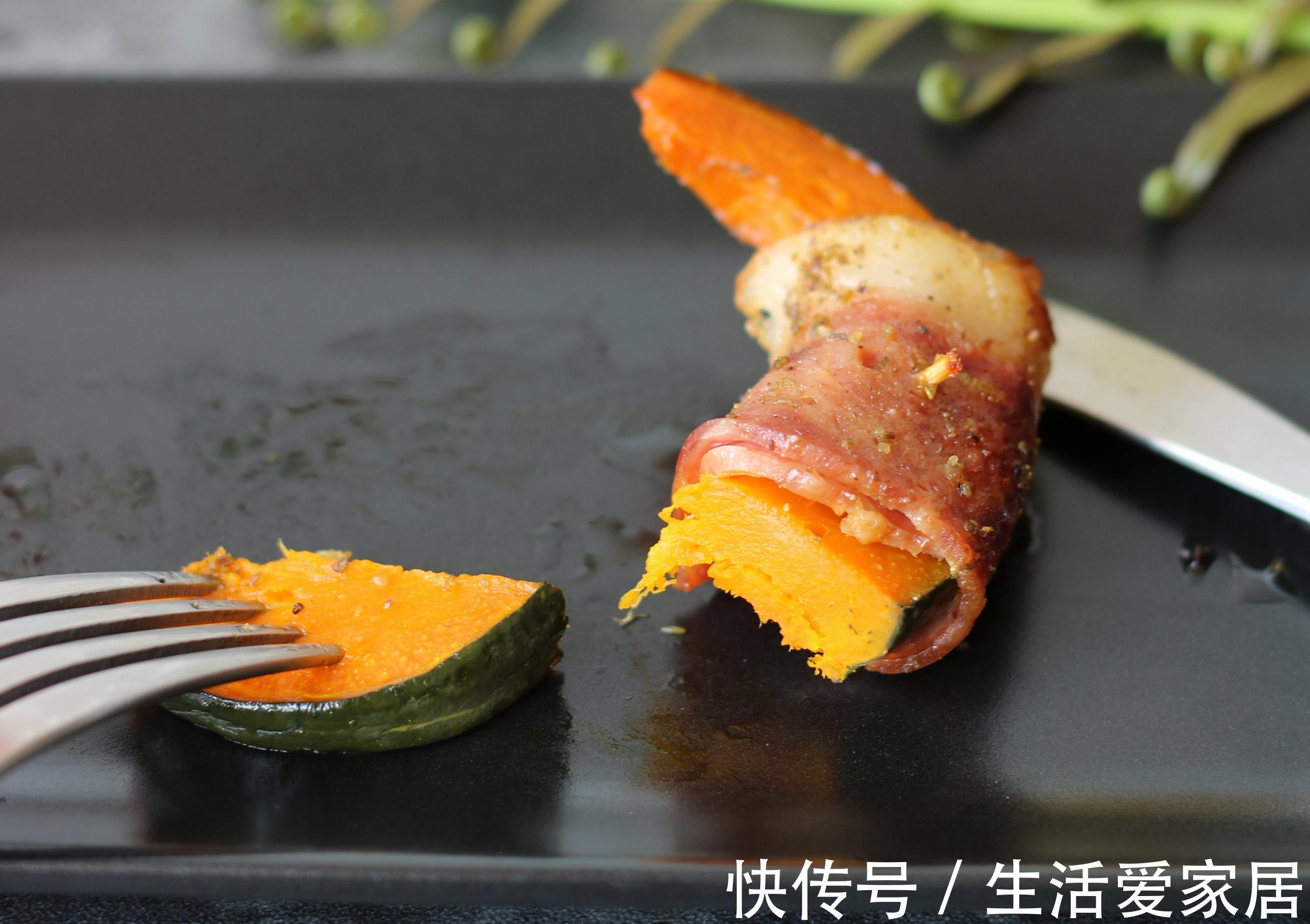 南瓜培根卷|它是天然补锌菜,常吃脾胃吸收好,2块钱1斤,家家户户吃得起