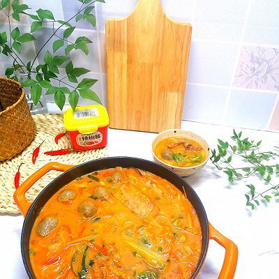 今日份韩式火锅米粉