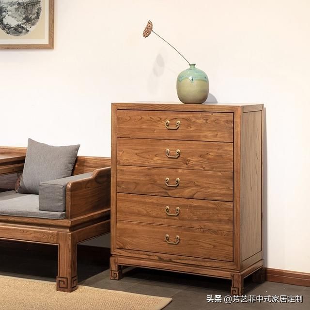 家具|一屋子新中式榆木家具，这种充满岁月沉淀的美，简直太震撼了