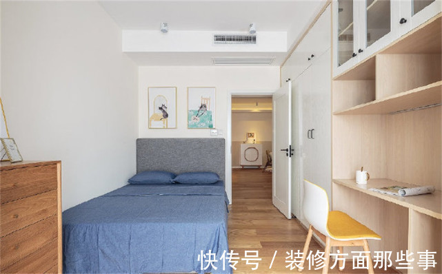 归属感|112平原木简约的柜体与软装搭配，让人很有归属感