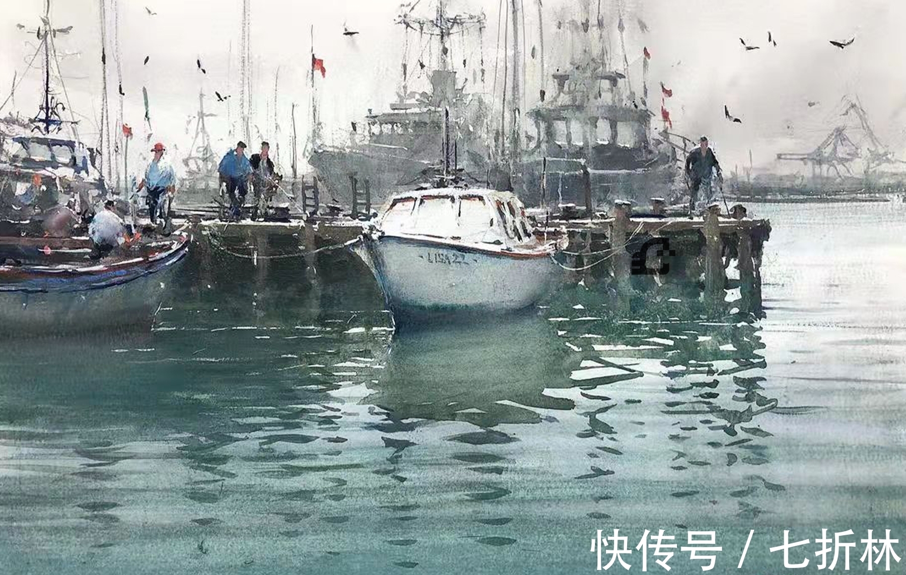 终身成就奖$他是外光绘画终身成就奖得主,他是水彩艺术大师Joseph Zbukvic