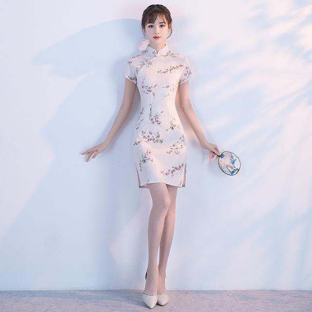 优雅|中国风竟然可以这么时髦,修身显瘦旗袍连衣裙,优雅女人味满满