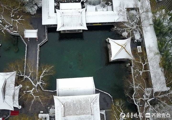 济南|大雪降临济南，天下第一泉景区临时关闭