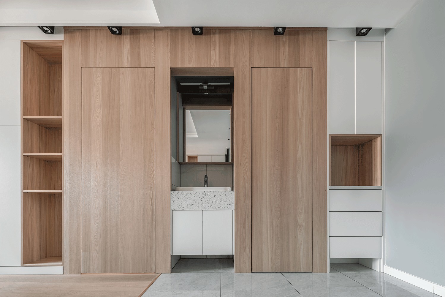 玄关|这算是满分户型，“四叶草”动线每1㎡都大有可为，房子越住越大