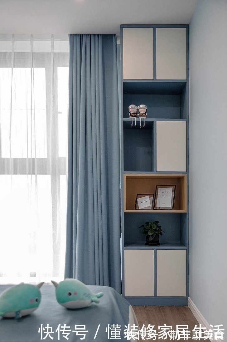 客厅|花15W装修104㎡三居室,现代风格实景,全房满满的高级感