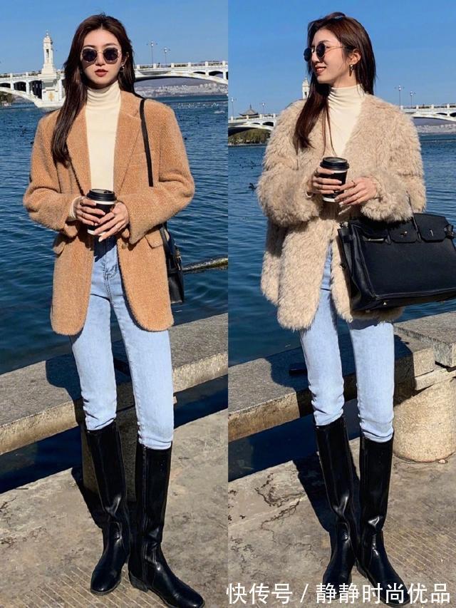 纯白色 初冬“直筒裤”怎么穿更时髦?学会这2种搭配方案,显瘦遮肉