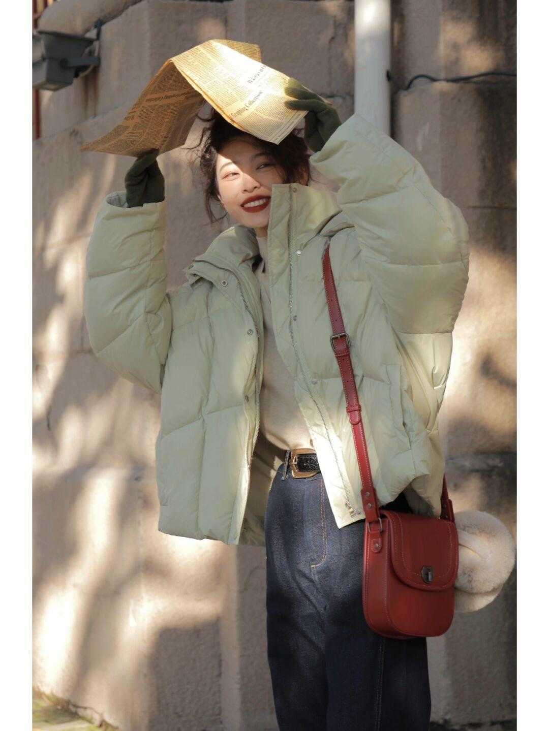 搭配|冬天的微胖女生穿搭模板,简约大方不做作,实用又很保暖