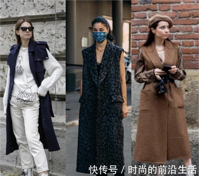 大衣 马甲这么穿美呆了,收下这份马甲搭配攻略,时髦百搭还轻松显瘦!