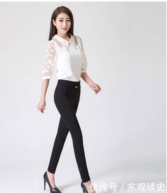 紧身|紧身打底裤美女, 随便搭配一件上衣,散出成熟的女性魅力