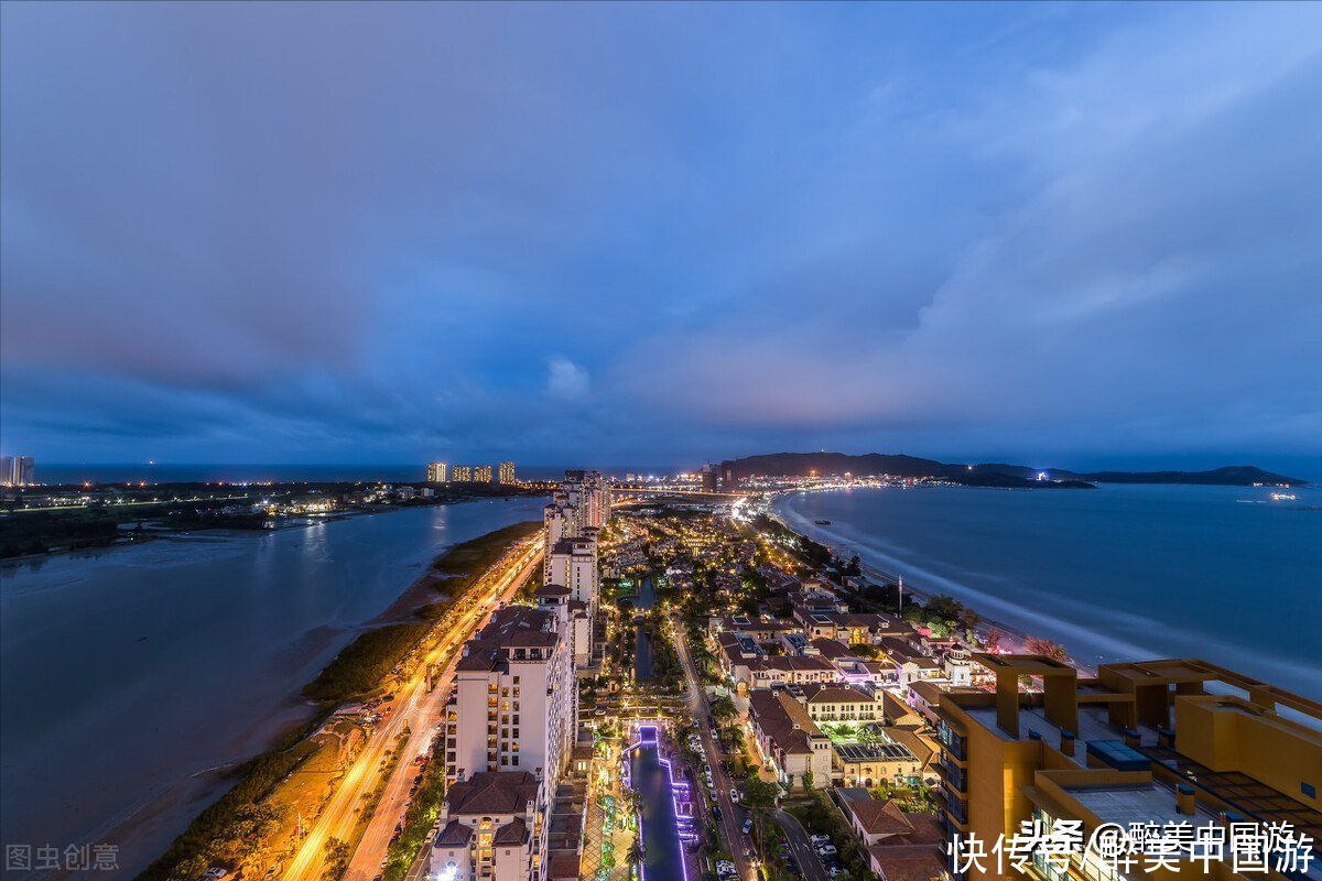 惠州双月湾景区，一静一动的双月型海湾，雄丽壮观